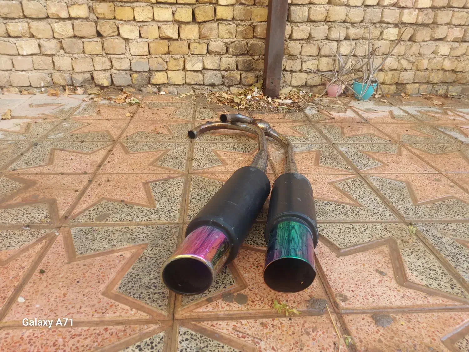 اگزوز قهرمانی موتور هندا 125 150 200 250|قطعات یدکی و لوازم جانبی|مبارکه, |دیوار