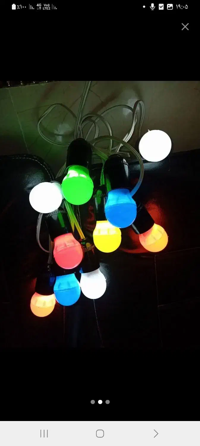 اجاره ریسه لامپ رنگی و سفید و قرمز .با کیفیت.|ریسه و چراغ تزئینی|مشهد, حجاب (شهرک غرب)|دیوار