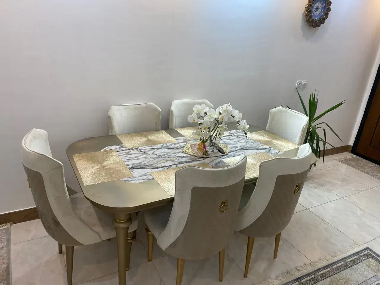 میزناهار خوری ۶ نفره|میز و صندلی غذاخوری|قائم‌شهر, |دیوار