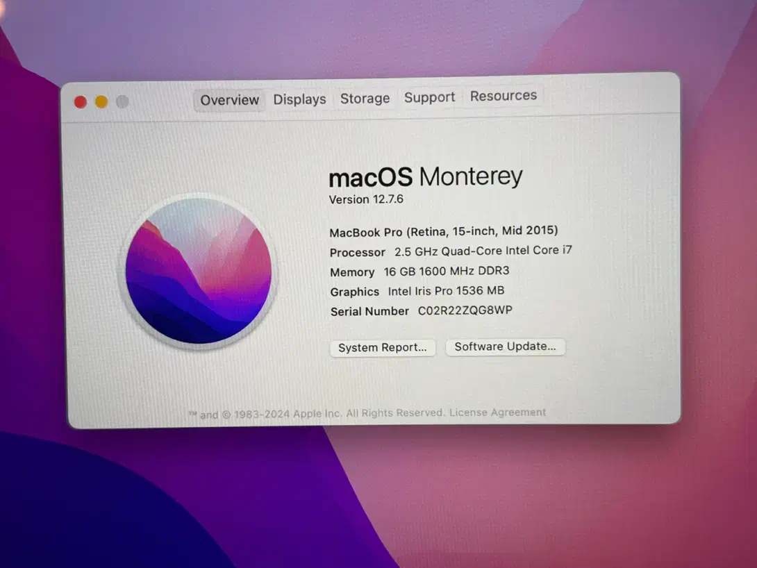 Macbook Pro T2 (2015)|رایانه همراه|مشهد, رضاشهر|دیوار