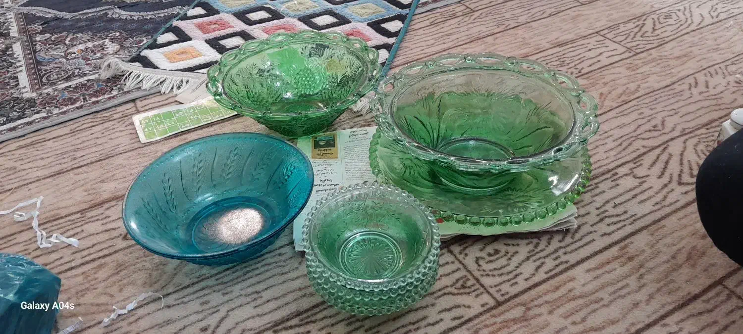 بشقاب گل سرخی|ظروف سرو و پذیرایی|علیآباد کتول, |دیوار