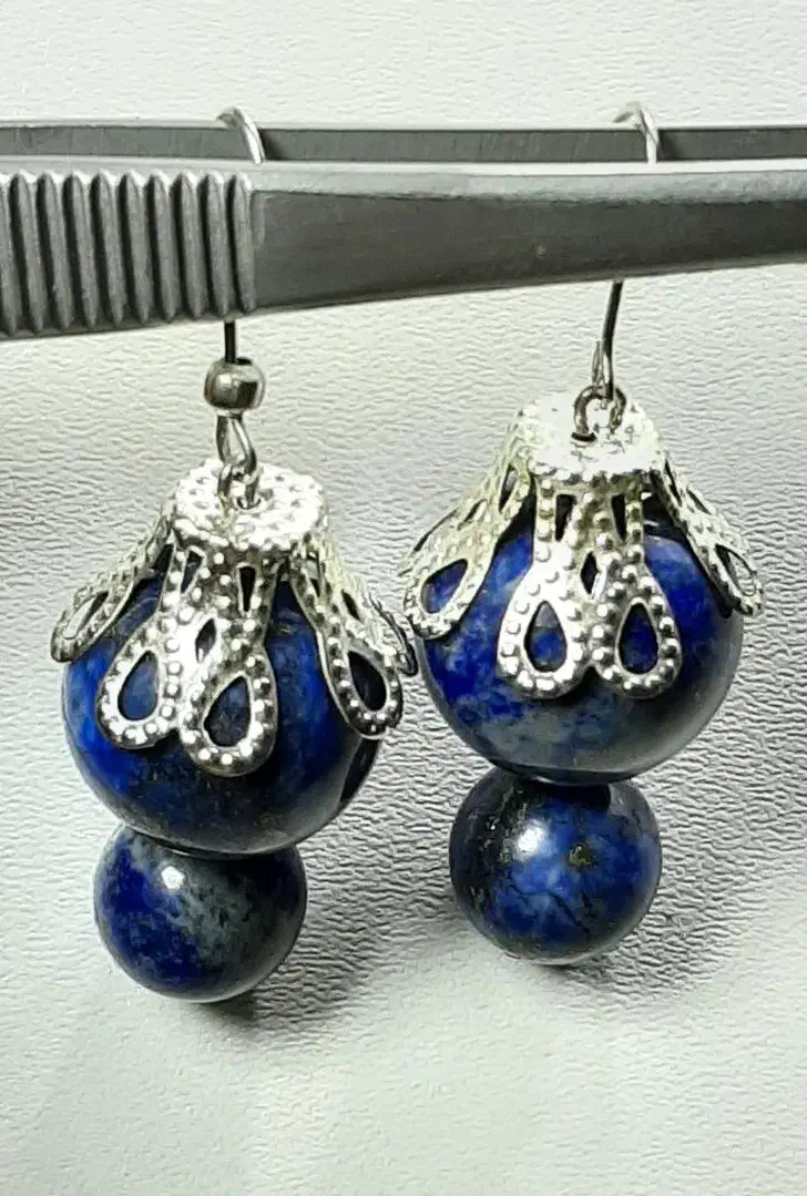 گوشواره لاجورد|جواهرات|کرمانشاه, |دیوار