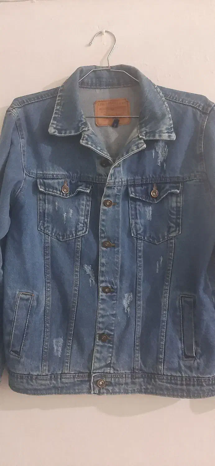 کت جین ترک ، پسرانه کاملا سالم و نو در رنگ آبی|لباس|بروجرد, |دیوار