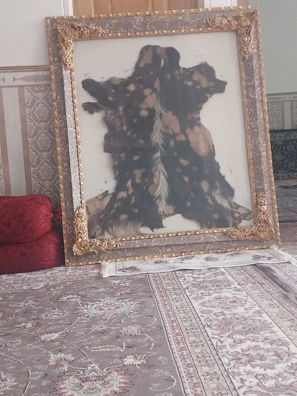 تابلو و استنند گل|تابلو فرش|نهاوند, |دیوار