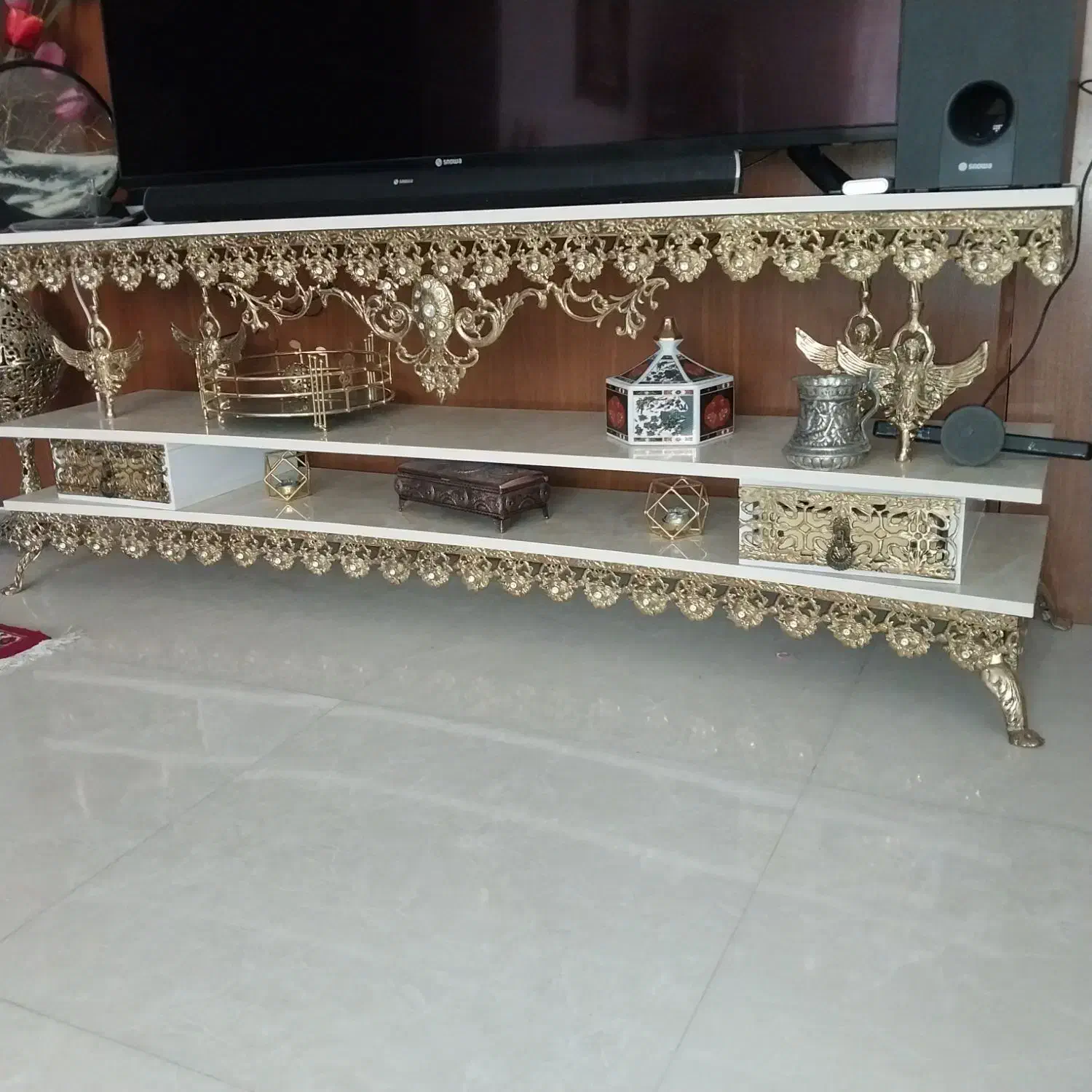 میز تلویزیون برنزی|میز تلویزیون|مهدی شهر, |دیوار