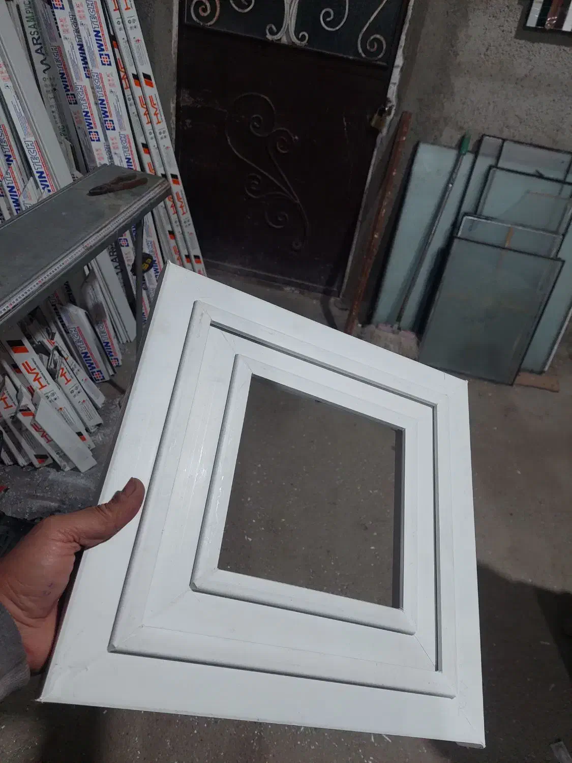 درب و پنجره pvc وupvc دوجداره تک جداره|مصالح و تجهیزات ساختمان|رباط‌کریم, نصیرشهر|دیوار