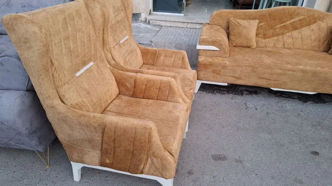 مبل اقلیما هفت نفره شسته شده مبلمان پوریا|مبلمان خانگی و میز عسلی|کرمانشاه, |دیوار