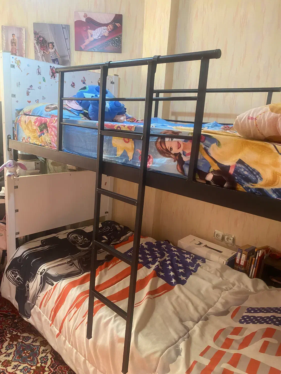 تخت نوجوان دوطبقه|تخت و سرویس خواب|تهران, امیر بهادر|دیوار