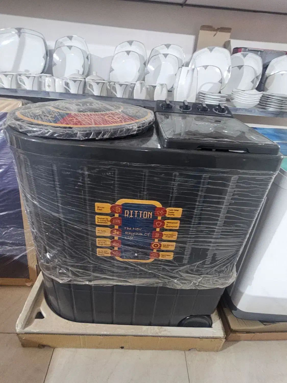 لباسشویی دوقلو ۱۷ کیلو|ماشین لباسشویی و خشککن لباس|زاهدان, |دیوار