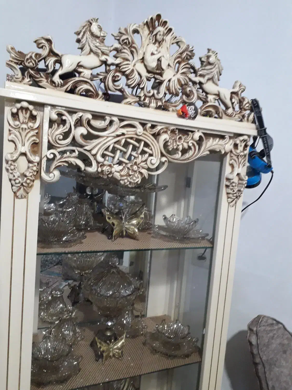 بوفه چوبی|بوفه، ویترین، کنسول|همدان, |دیوار