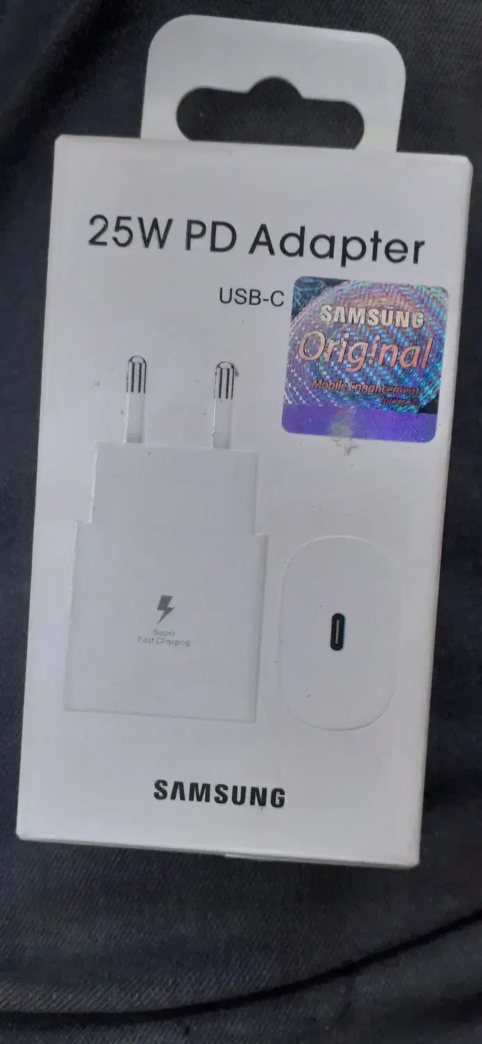 شارژر ۲۵ وات سامسونگ اصل|لوازم جانبی موبایل و تبلت|کرمان, |دیوار