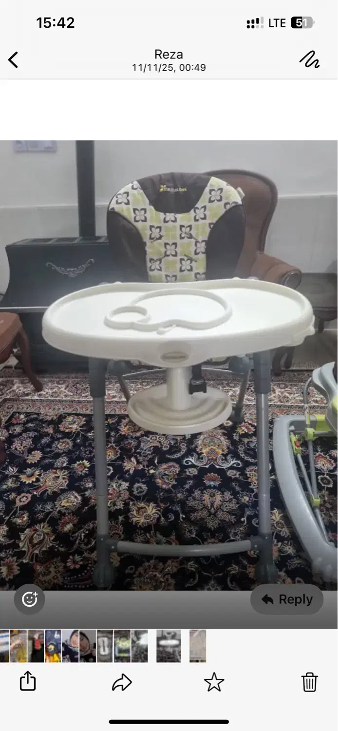 صندلی غذا و کریر|کالسکه و لوازم جانبی|مشهد, سرافرازان|دیوار