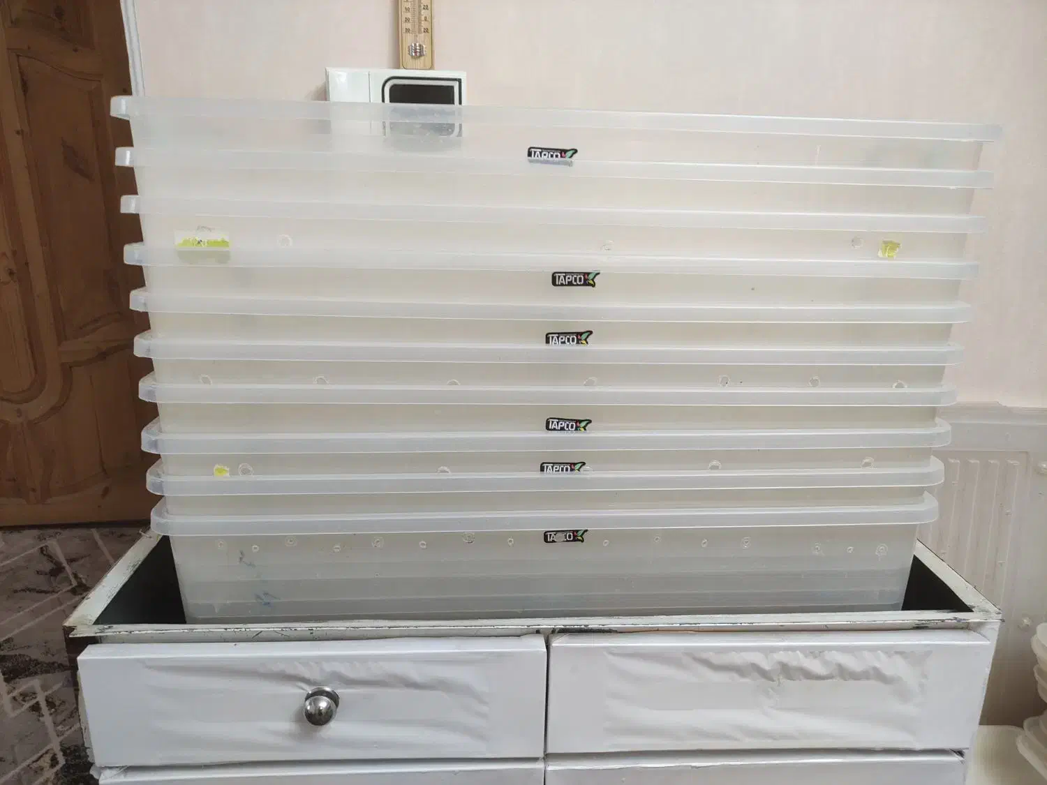 10عدد باکس 40*80 وسه عددگلدان سفالی|ظروف نگهدارنده، پلاستیکی، یک‌بارمصرف|تهران, خاوران|دیوار