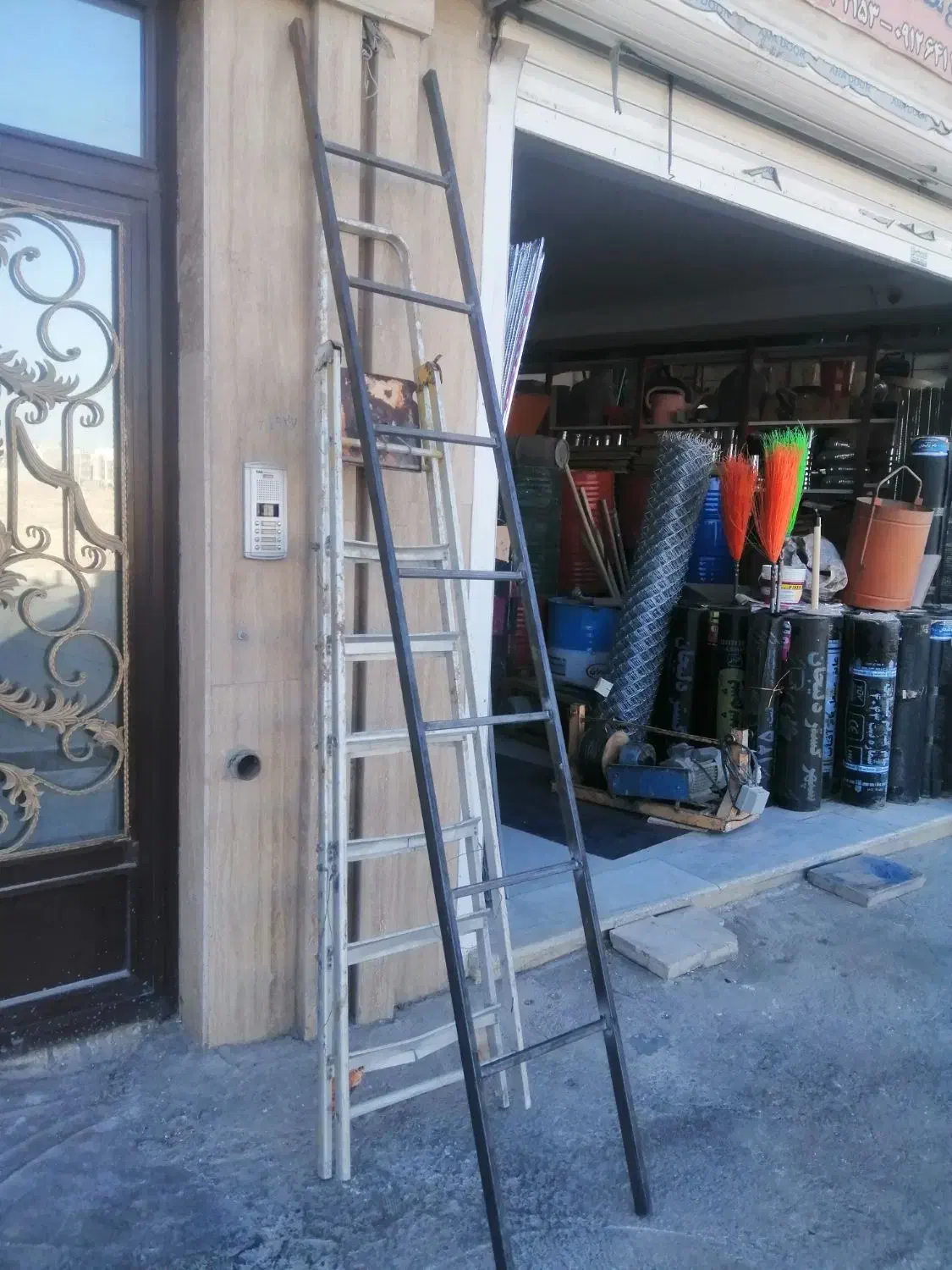 نردبان 3متری اهنی|ابزارآلات|زنجان, |دیوار