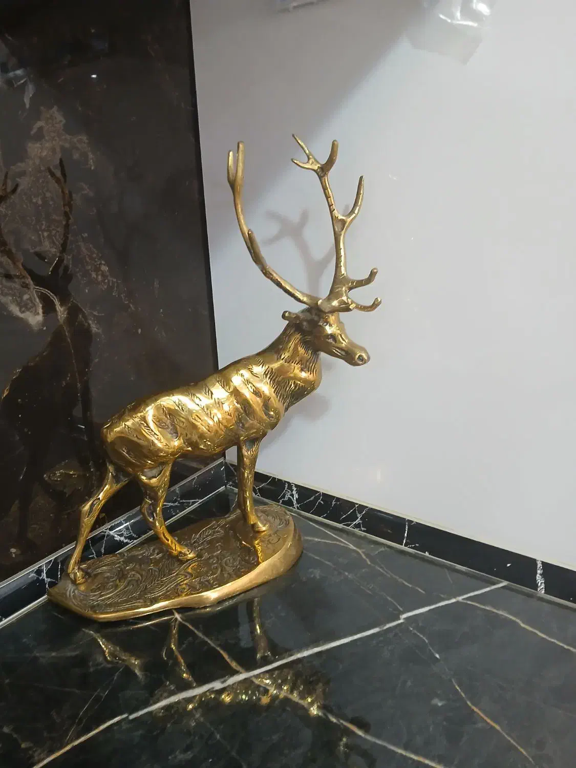 گوزن برنز برنجی|صنایع دستی و سایر لوازم تزئینی|نسیم‌شهر, |دیوار