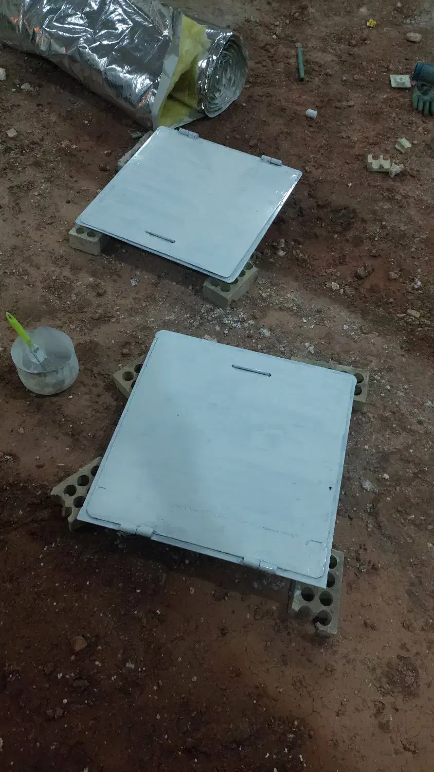 دوعدد درپوش ۵۰در پنجاه|مصالح و تجهیزات ساختمان|نمین, |دیوار