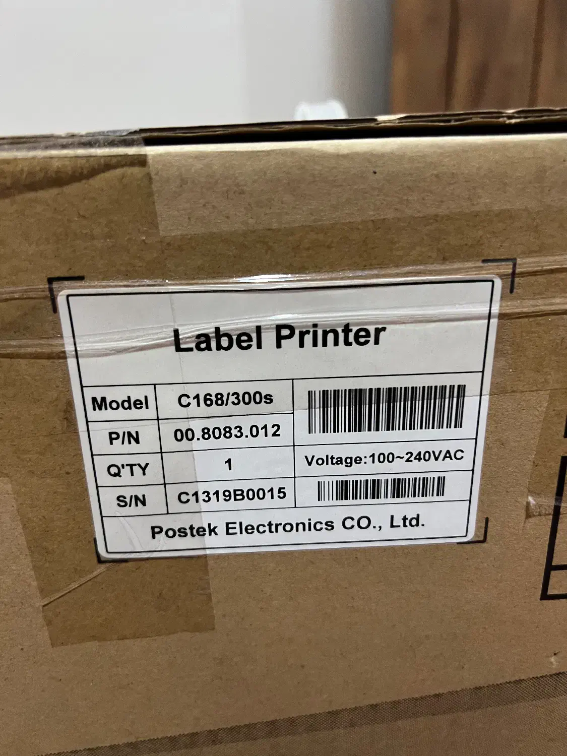 لیبل پرینتر Postek مدل C168/300s در حد|پرینتر، اسکنر، کپی، فکس|تهران, گلاب دره|دیوار