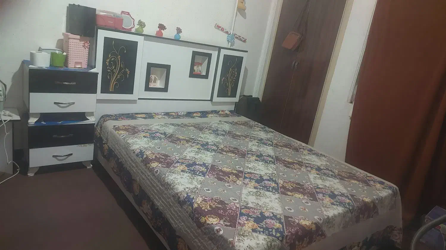 تخت خواب دونفره|تخت و سرویس خواب|یاسوج, |دیوار