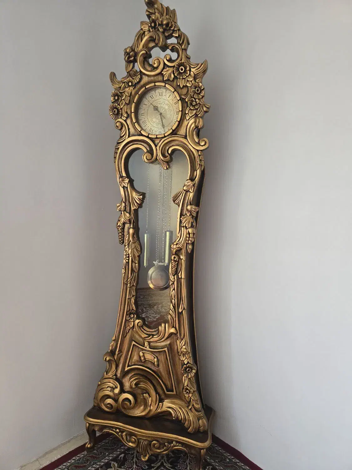 صندلی آرامش ریلکسی ساعت ایستاده طلایی|ساعت دیواری و تزئینی|مشهد, آزادشهر|دیوار