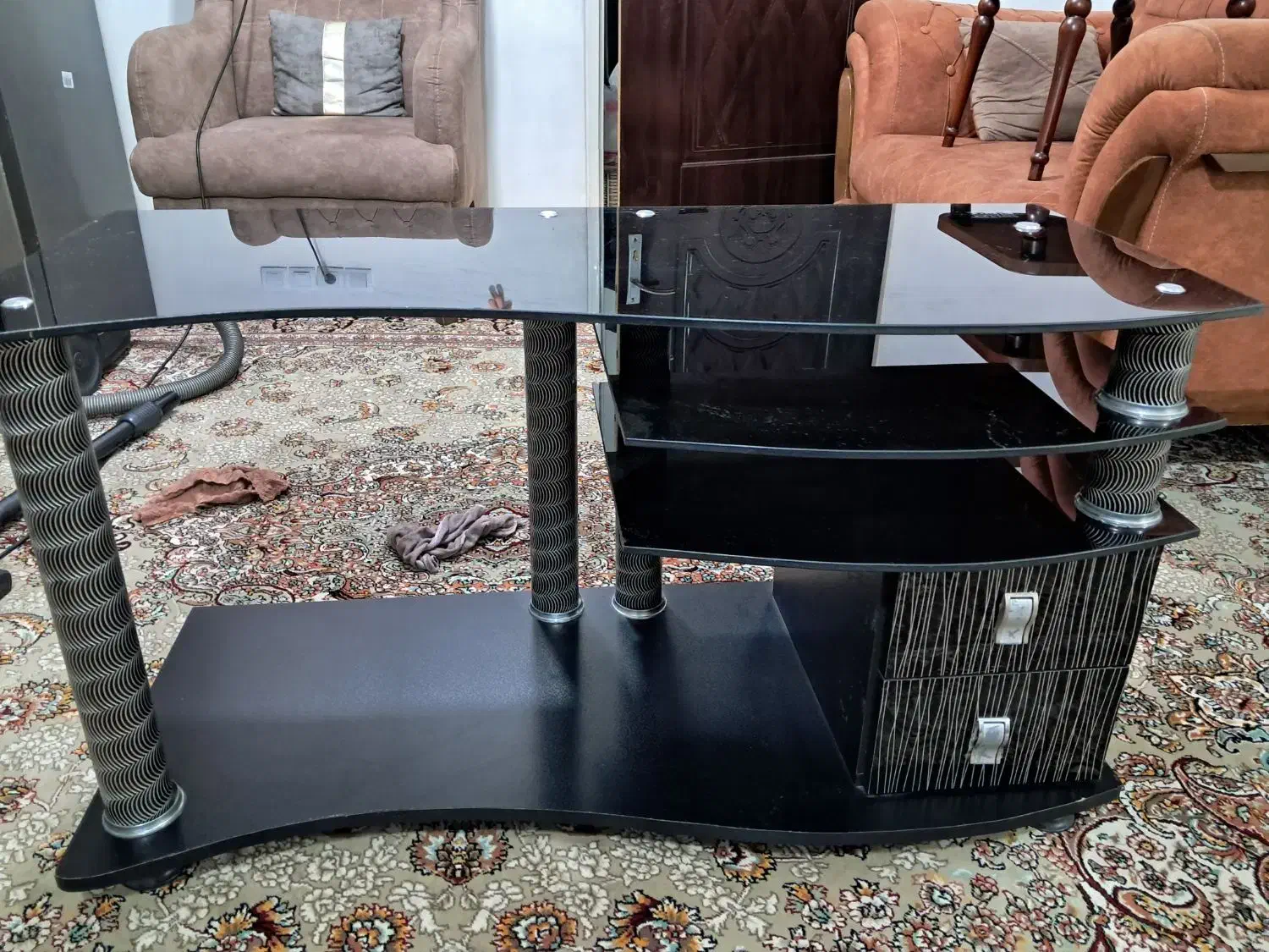 میز تلوزیون شیشه ای|میز تلویزیون|پیشوا, |دیوار