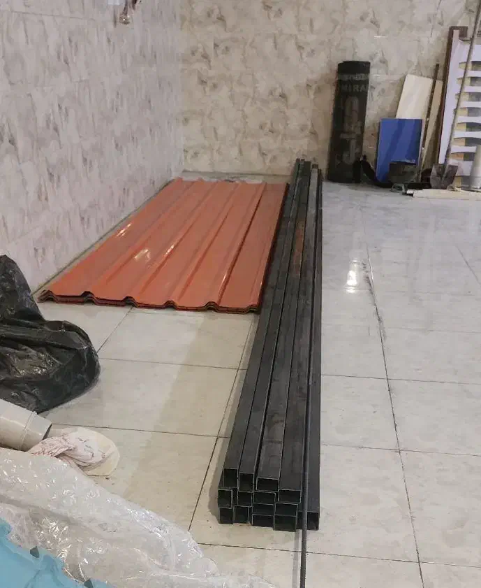 ورق سایبان و قوطی و پایه جهت نصب|مصالح و تجهیزات ساختمان|بندرعباس, |دیوار