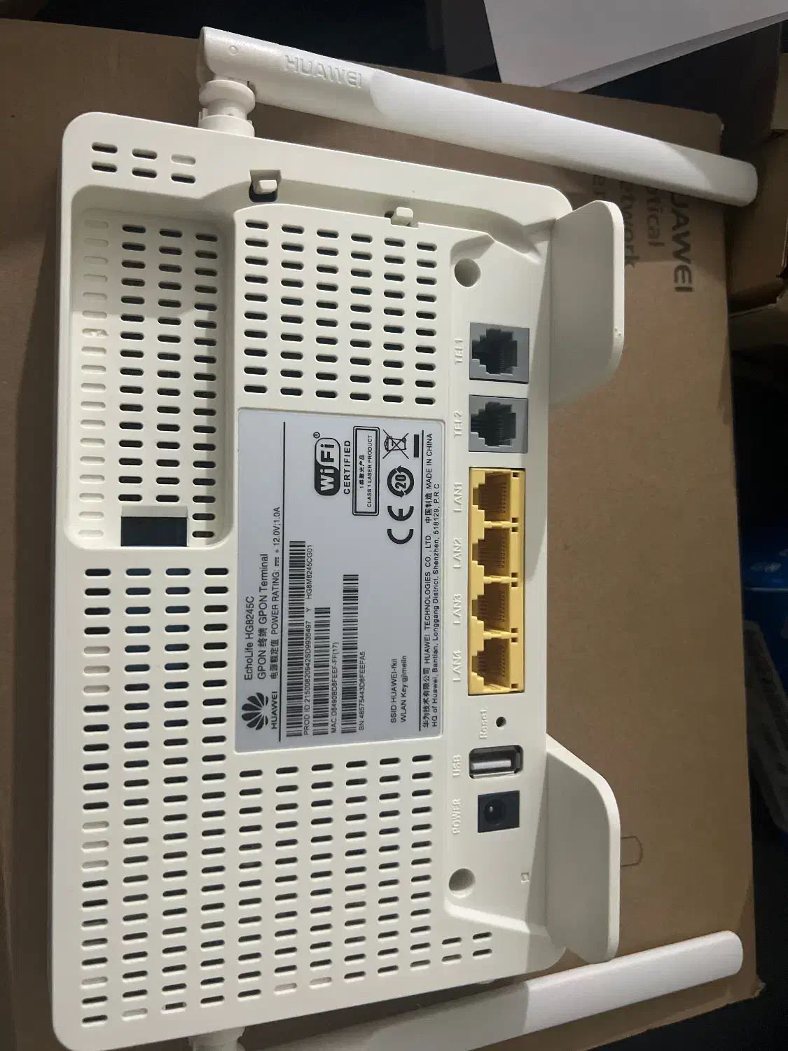 مودم فیبر نوری هوآوی مدل HG8245C با وای فای N300|مودم و تجهیزات شبکه|کرج, عظیمیه|دیوار