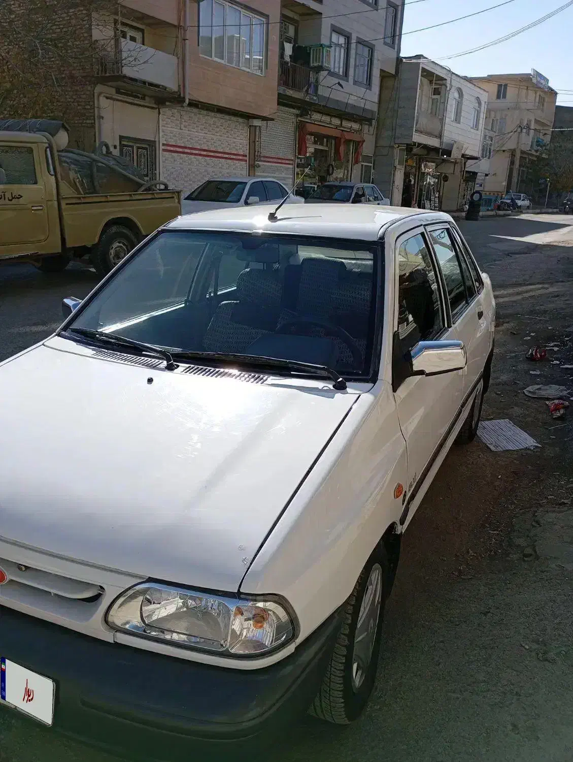 پرایدسفیدمدل87 دوگانە کارخانە|خودرو سواری و وانت|سنندج, |دیوار