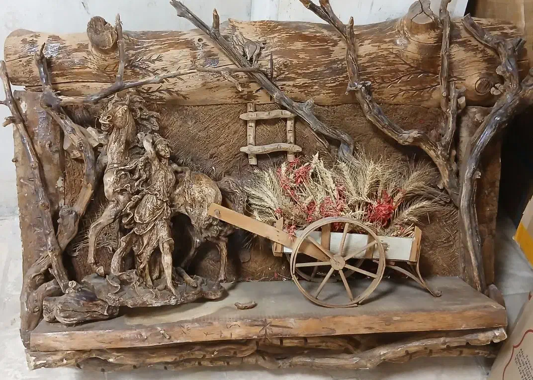 تابلو هنری چوبی، کاردست، یک اثر نفیس هنری|صنایع دستی و سایر لوازم تزئینی|زرقان, |دیوار