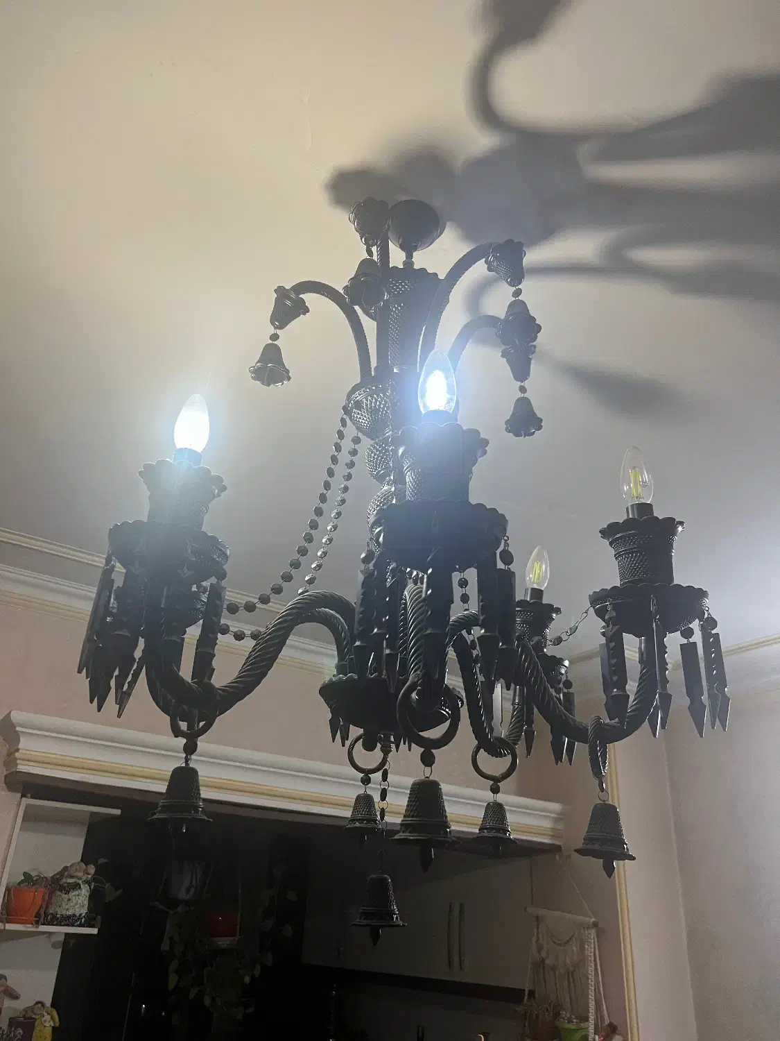 لوستر|لوستر و چراغ آویز|کرج, برغان|دیوار