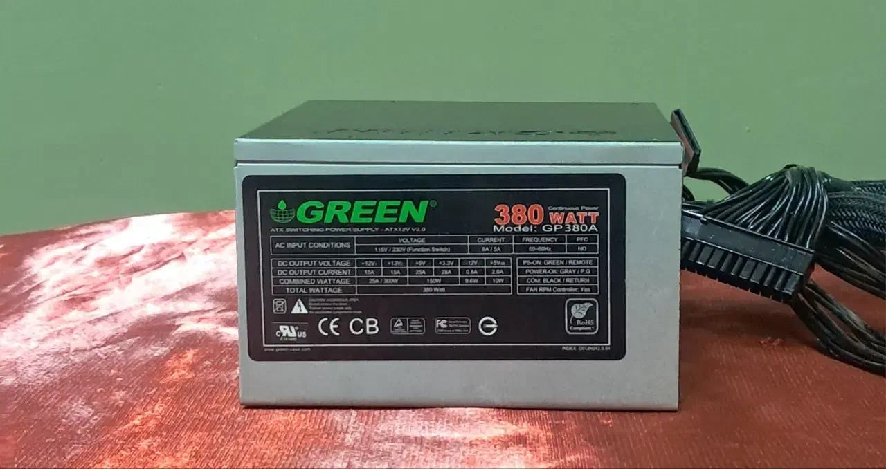 پاور گریین ۳۸۰ وات|قطعات و لوازم جانبی رایانه|گلبهار, شهر جدید گلبهار|دیوار