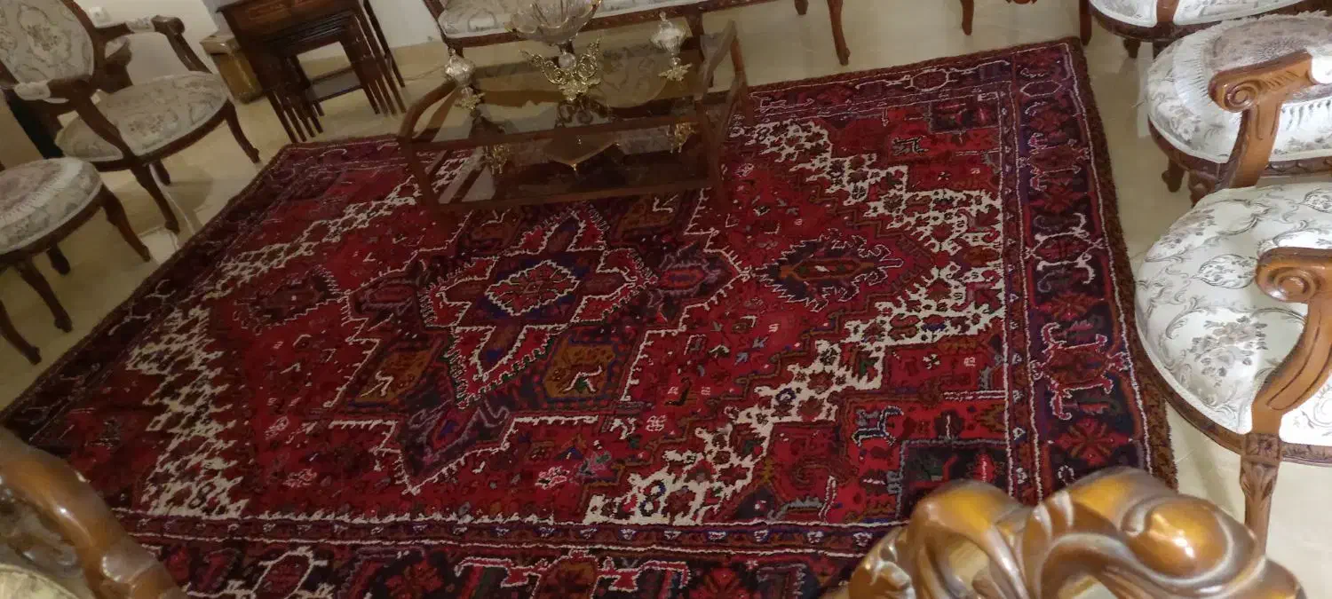 فرش دستیاف در حد نو کاملا سالم|فرش|تبریز, |دیوار