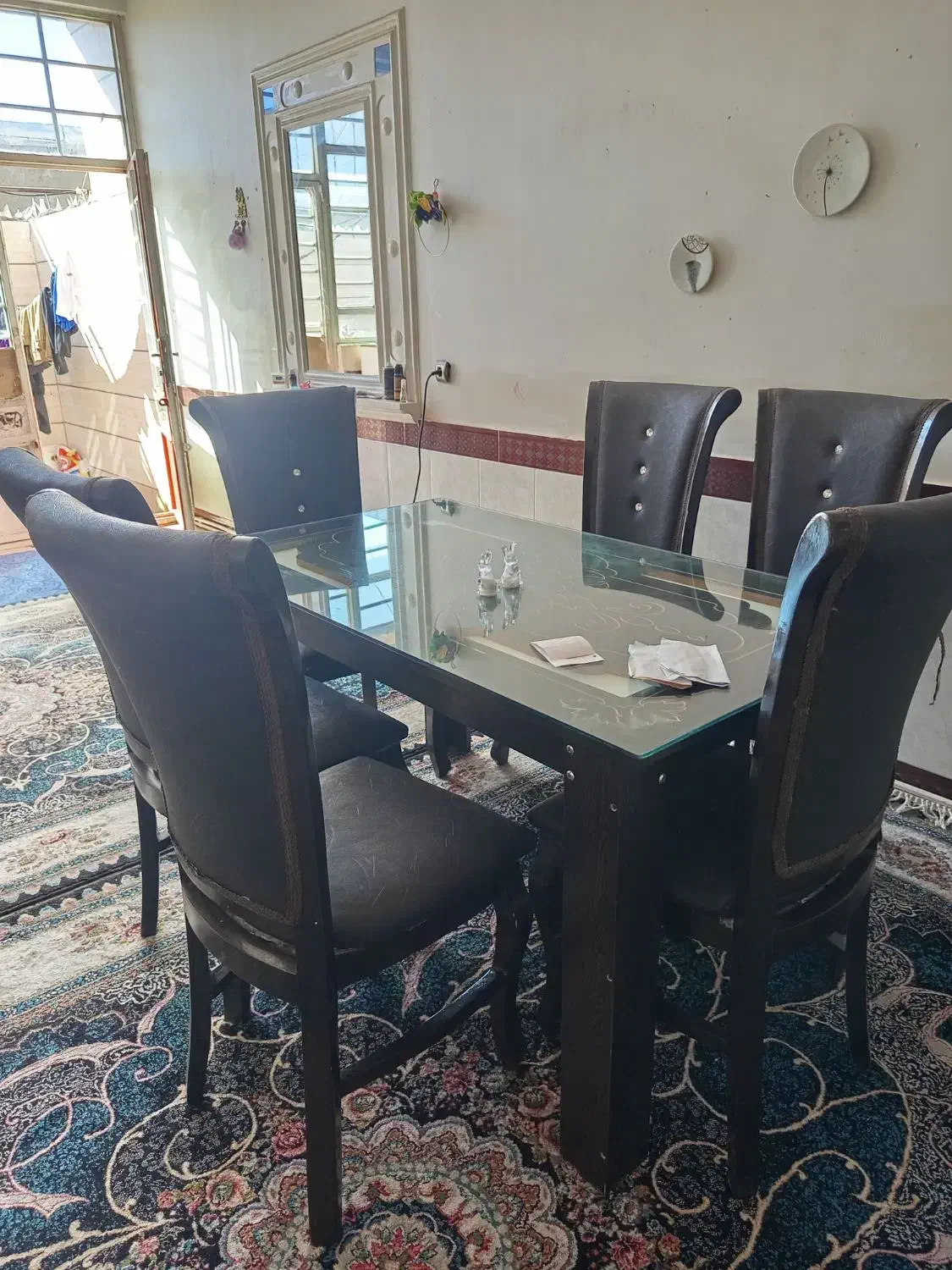 میز نهار خوری|میز و صندلی غذاخوری|کوهدشت, |دیوار