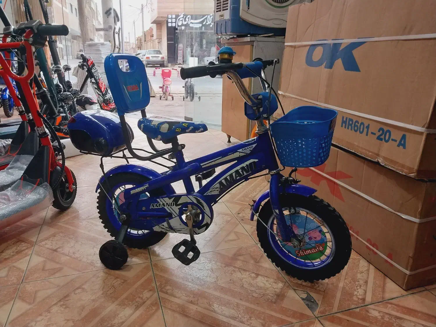 دوچرخه سایز ۱۲ کودک آبی پسرانه ودخترانه درحدنو|دوچرخه، اسکیت، اسکوتر|اصفهان, باغ فدک|دیوار