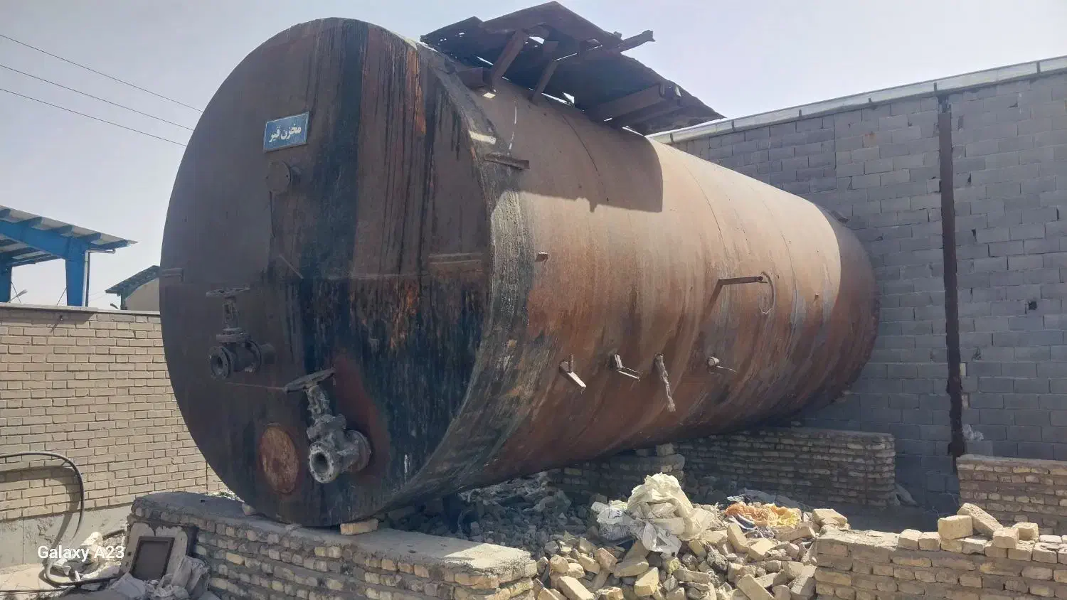 تانکر فلزی ذخیره آب از 100 تا 120هزار لیتر|مصالح و تجهیزات ساختمان|اهواز, پردیس|دیوار