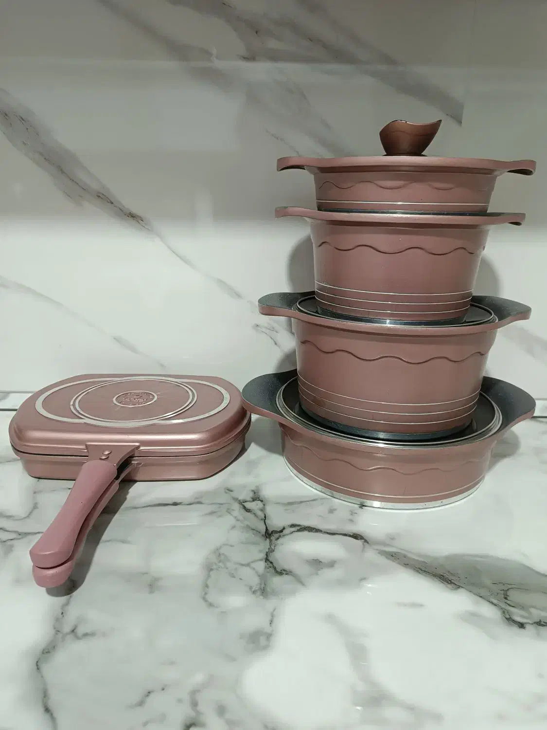 سرویس قابلمه ۹ پارچه راکلند کالباسی|ظروف پختوپز|گلستان (تهران), |دیوار