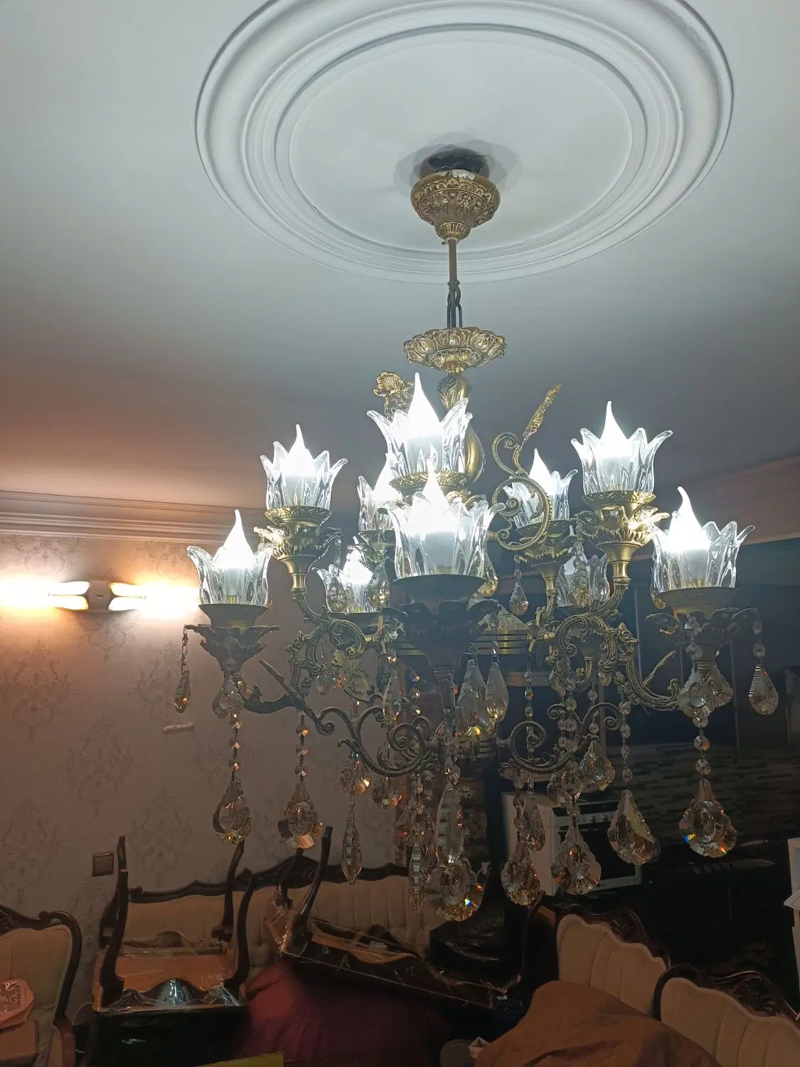 لوستربرنجی|لوستر و چراغ آویز|تهران, خانی آباد نو شمالی|دیوار