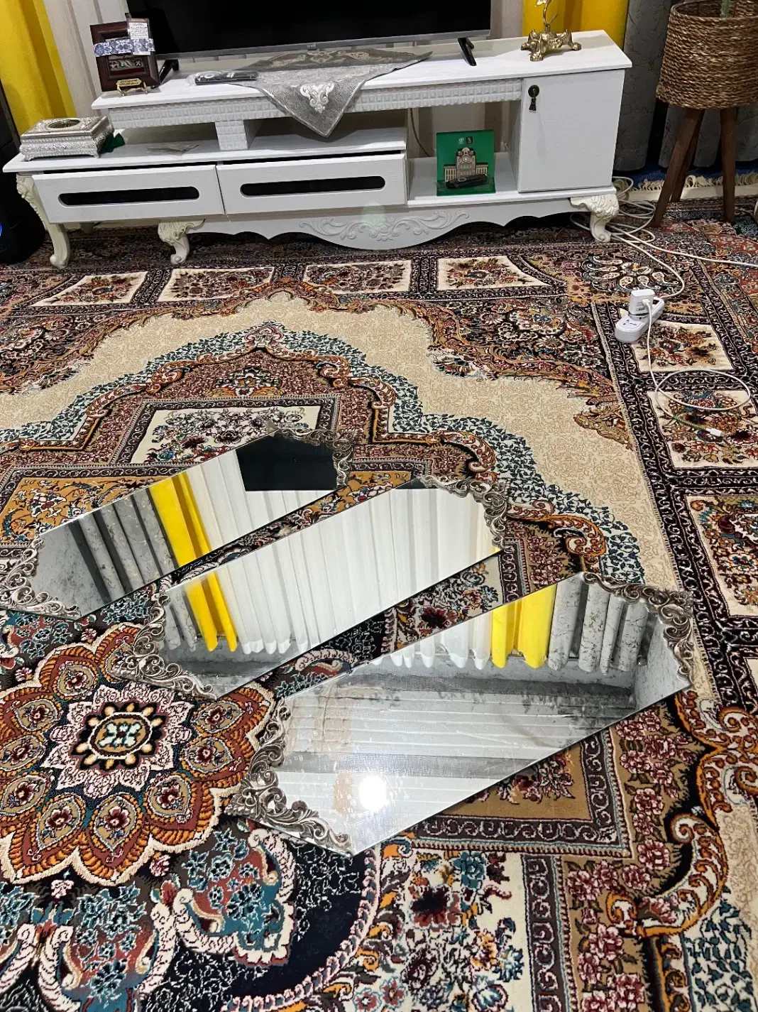 اینه ۳تکه باهم|آینه|میناب, |دیوار