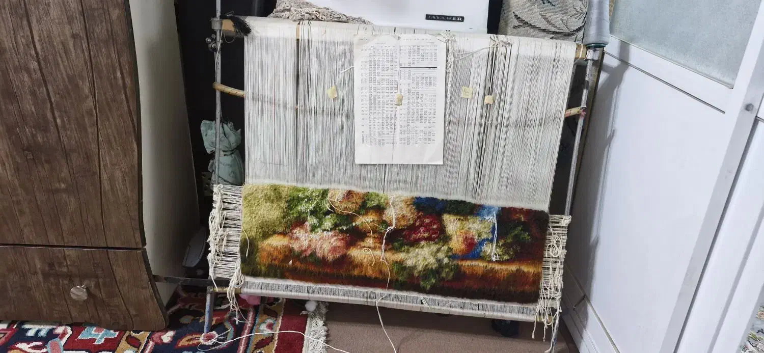 همراه با طرح و رنگ و ابزار|فرش|بناب, |دیوار