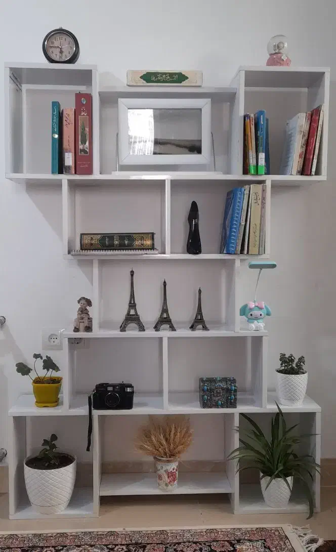 ویترین یا کتابخانه|کتابخانه، شلف، قفسه‌های دیواری|سنندج, |دیوار