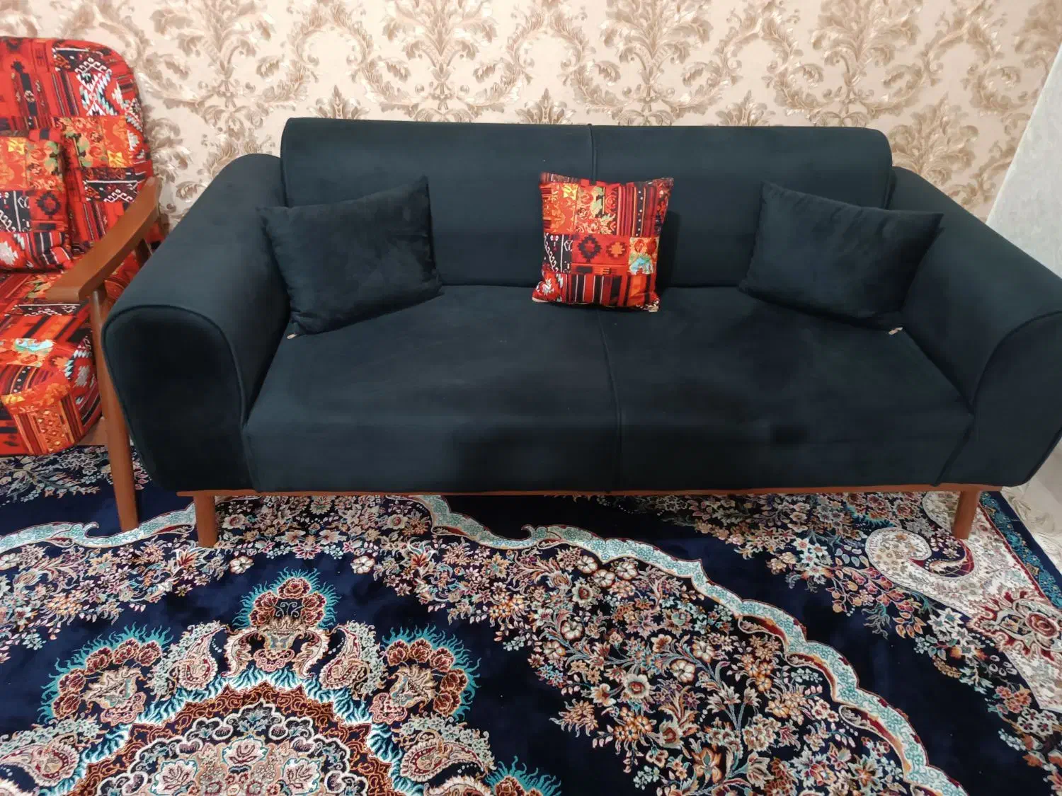 مبل نیم ست 4نفره|مبلمان خانگی و میز عسلی|قدس, شهر‌قدس|دیوار