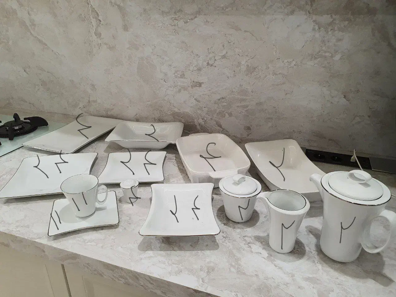 سرویس چینی|ظروف سرو و پذیرایی|جوانرود, |دیوار