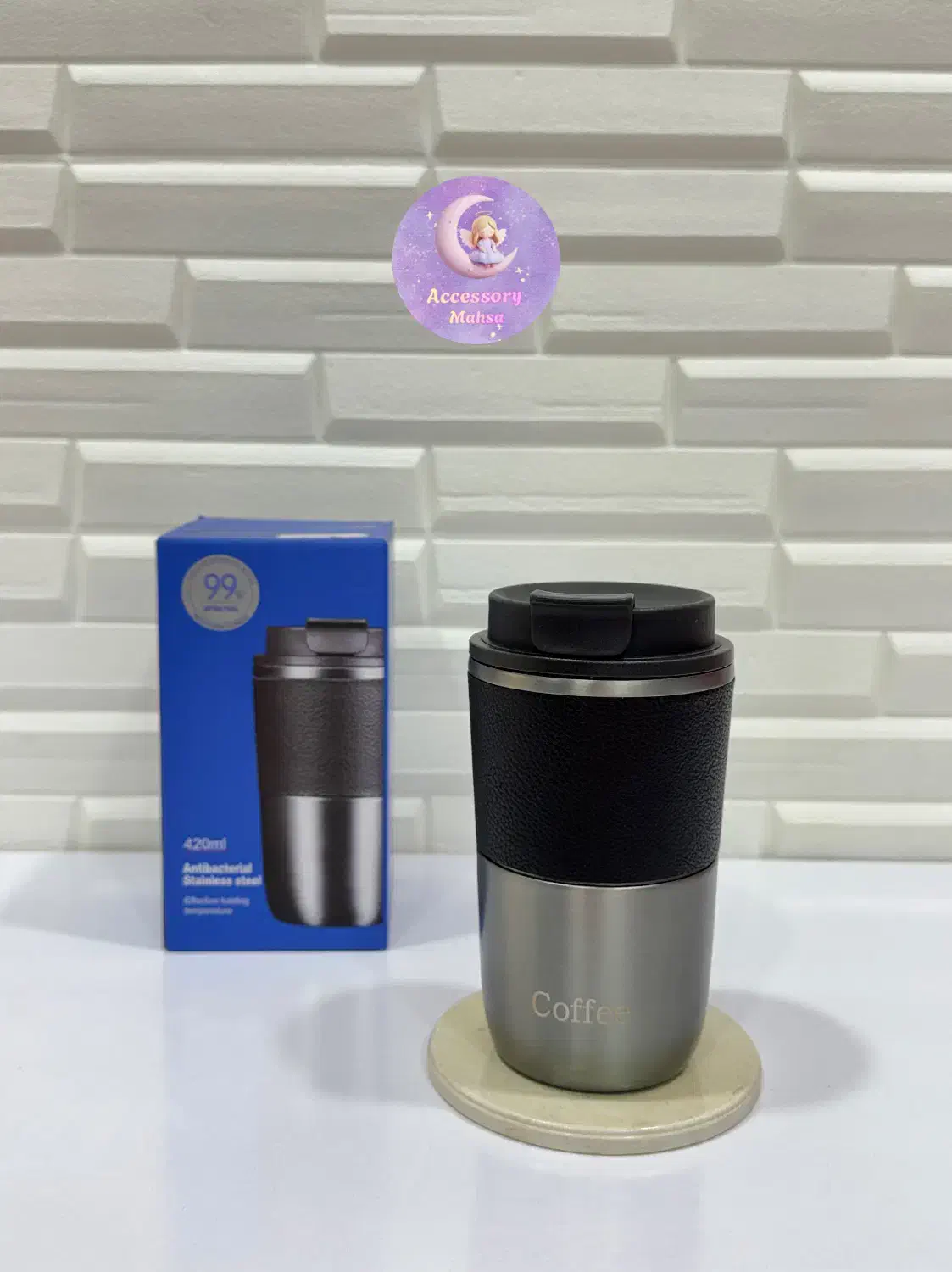 تراول ماگ دور چرمی آنتی باکتریال 420 میل|کوهنوردی و کمپینگ|تهران, شهرک صدرا|دیوار