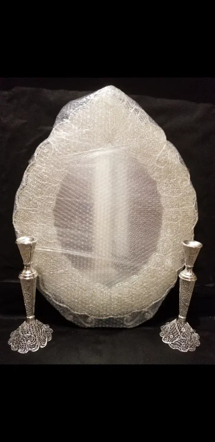 آینه و شمعدان ملیله با روکش نقره|آینه|صدرا-فارس, فاز ۱|دیوار