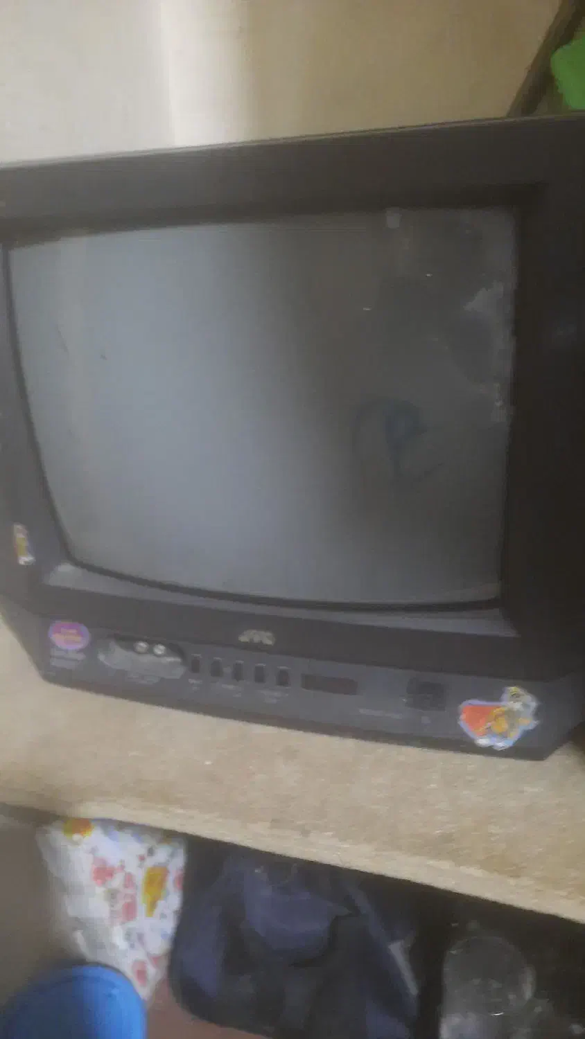 تلویزیون ۱۴اینج jvc|تلویزیون و پروژکتور|اهواز, فاز ۲ پادادشهر|دیوار