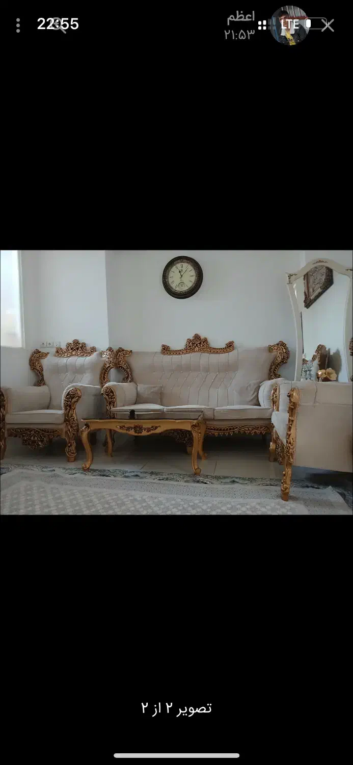 مبل ۷نفره|مبلمان خانگی و میز عسلی|قزوین, |دیوار