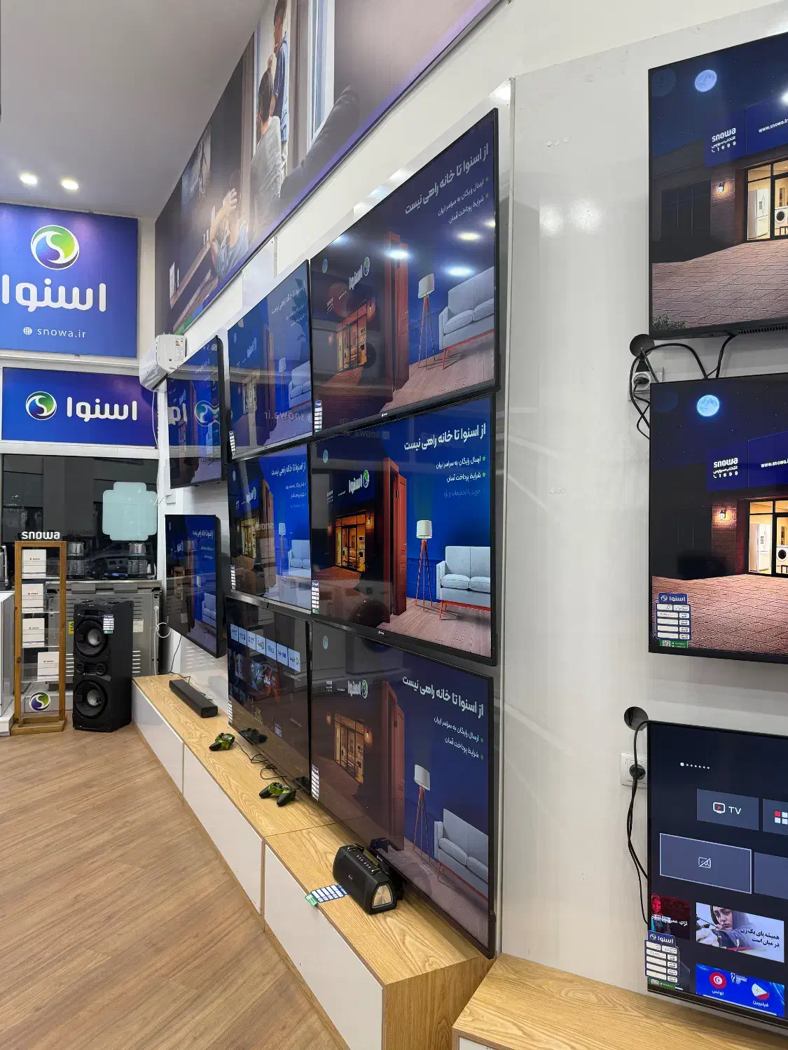 تلوزیون هوشمند اسنوا اقساط بدون سود و بازنشستکان|تلویزیون و پروژکتور|قزوین, |دیوار