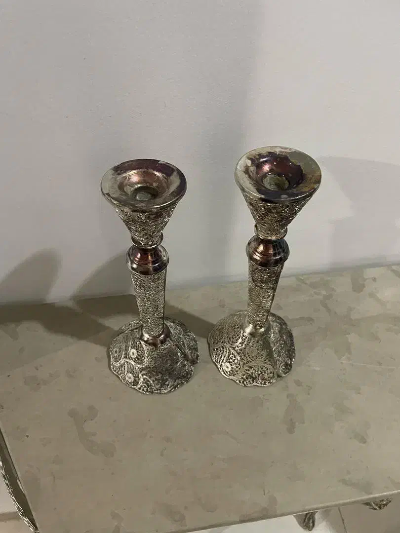 آینه و شمعدان ملیله و میز کنسول ملیله|آینه|اصفهان, شفق|دیوار