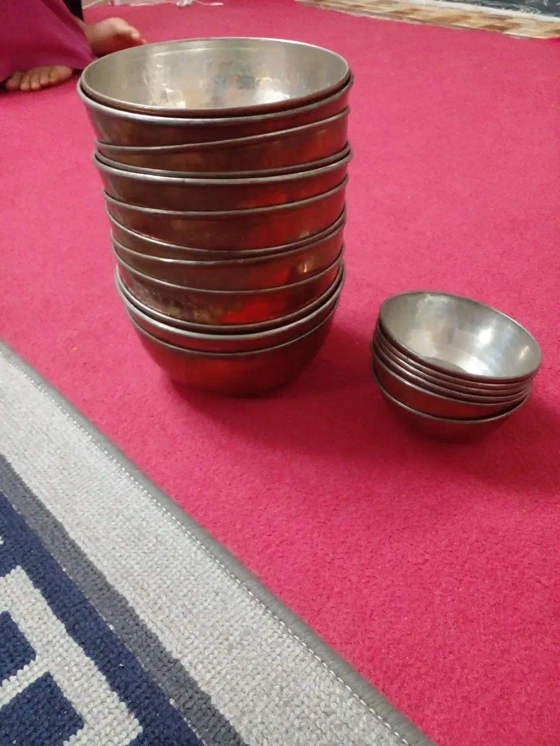 کاسه مسی ابگوشت وماست خوری|ظروف سرو و پذیرایی|قم, نخودی|دیوار