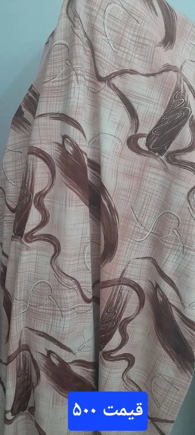 پارچه لباسی  مانتو یشمی  روسری ابی|لباس|فردیس, منظریه|دیوار