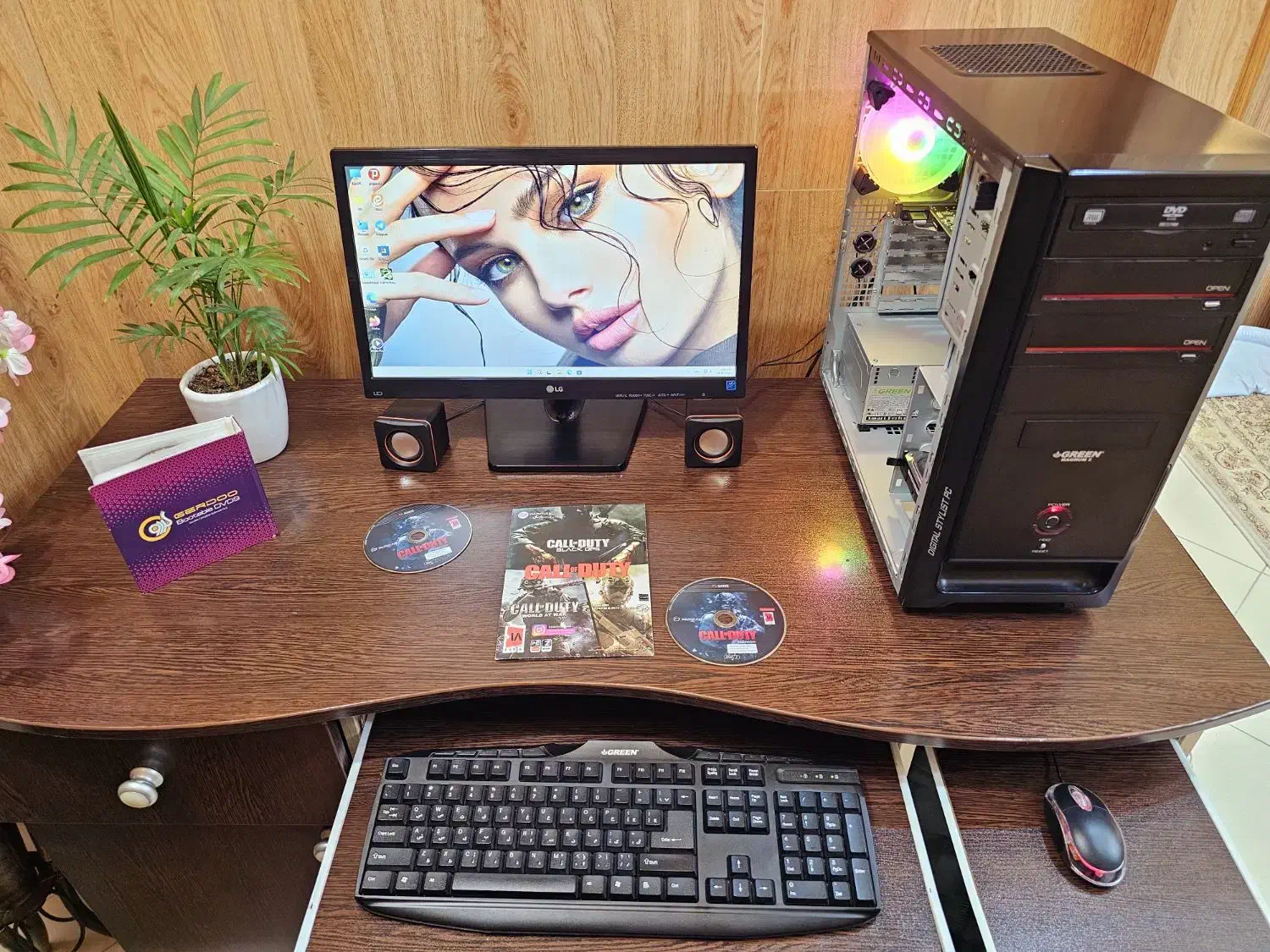 کامپیوتر خانگی گیمینگ رم ۸ فول تجهیزات|رایانه رومیزی|اصفهان, عسگریه|دیوار